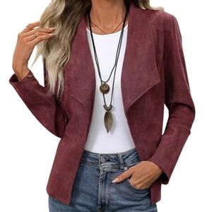Women’s Long Sleeve Open Front Jacket